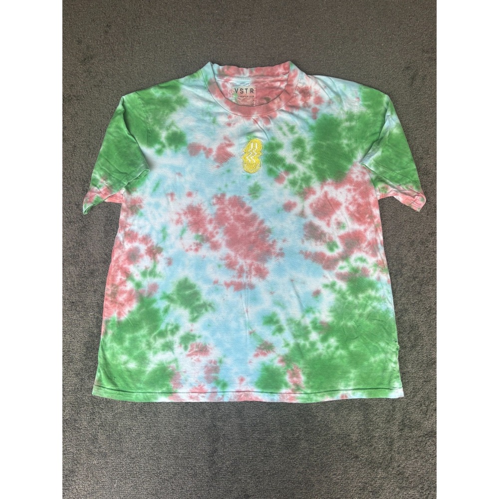 Vstr T-Shirt Men's XL Multicolor Tie Dye Short Sleeve Crew Nek Pullover